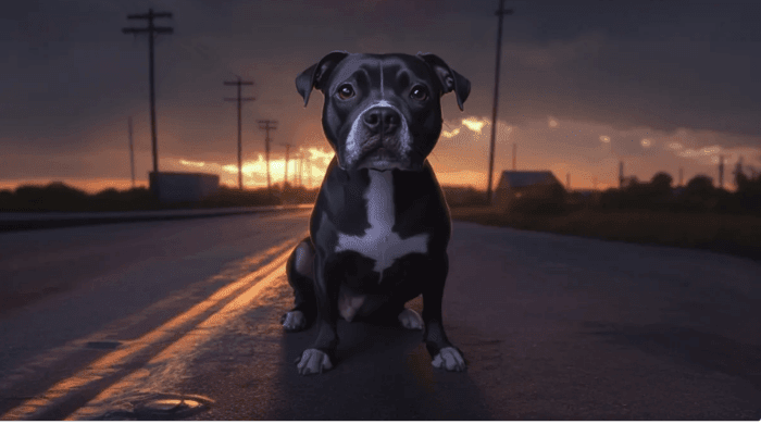 Брошенный питбуль потерял веру в человечество, пока больной раком человек не показал ему, что значит любовь.