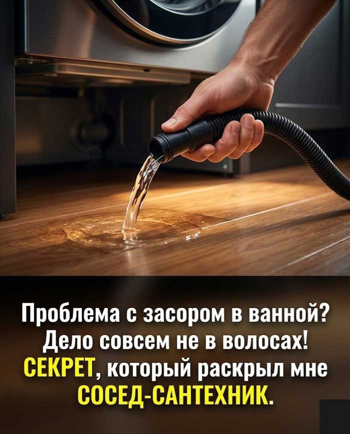 «Почему у вас постоянно засоры? Ответ оказался настолько неожиданным, что я пересмотрел всё!»