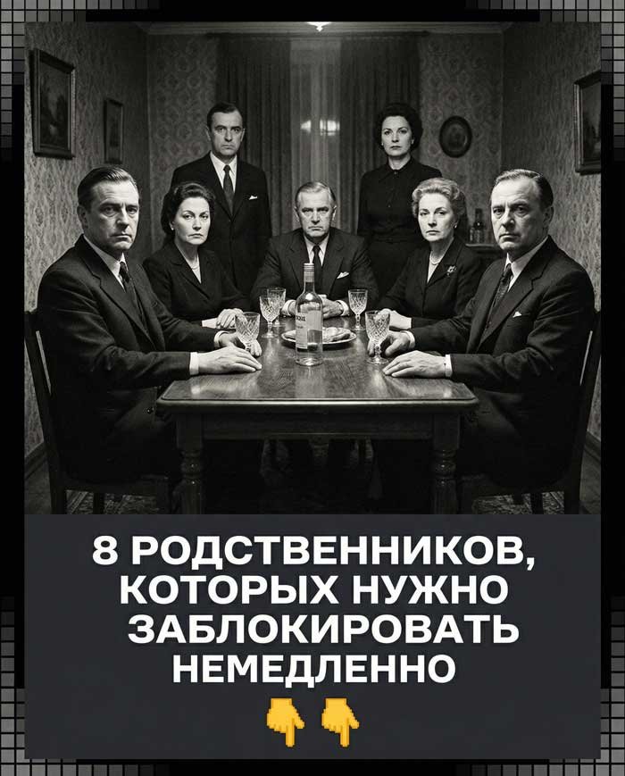 После 50: 9 типов родственников, которые незаметно разрушают вашу жизнь