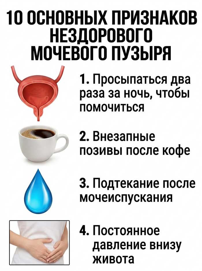 Мочевой пузырь предупреждает заранее: тревожные признаки, которые нельзя игнорировать после 40 лет