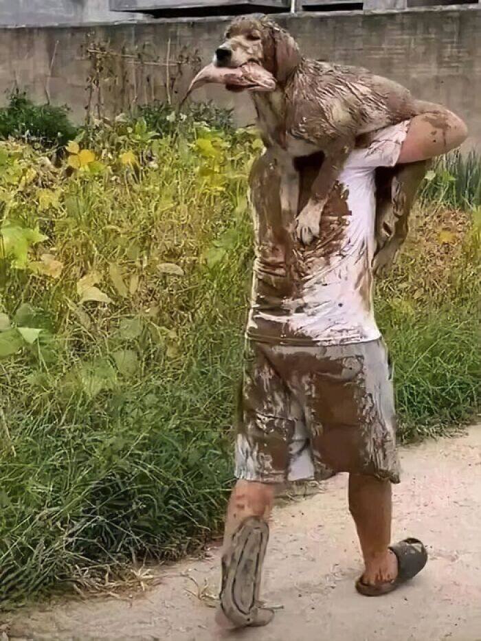 Необычный и загадочный момент на фотографии